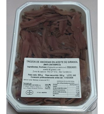 Trozos de Anchoa en Aceite...