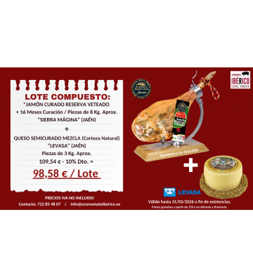 PROMO LOTE Jamón Rva....