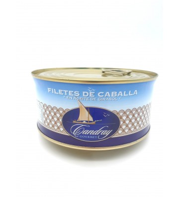 Formato ideal para comprar este filete caballa del sur en aceite girasol de calidad, de Herpac
